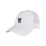 [VARZAR] 3D Monogram Side Mash Ball Cap White