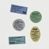 oab library pack / scrap sticker set
