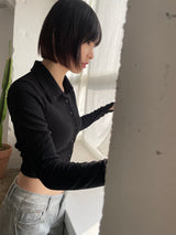 フェアリーカフクロップシャツ