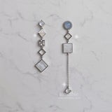 モダンパステルブルーシークピアス / Modern Pastel Blue Chic Piercing