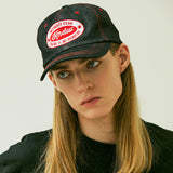 KNDW ロゴワッペンデニムトラッカーキャップ