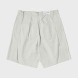 タックバミューダパンツ/TUCK BERMUDA PANTS (LIGHT BEIGE)