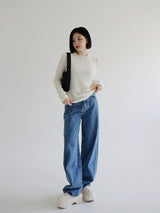 ブリーズスリットニット / Breeze slit knit (3color)