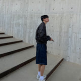 オンジェリーデニムワンタックハーフパンツ / On Jerry Denim One Tuck Half Pants