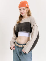 COLOR BLOCKING KNIT
