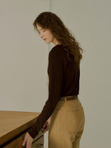 Straight cotton pants (6654578425974)