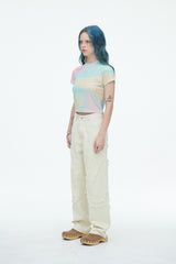 コンマデニムパンツ/Comma Denim Pants Cream