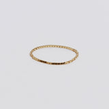 14K gold square chain ring (6679682646134)