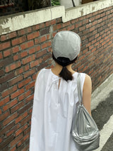 Future silver backpack