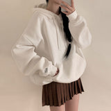 [BELLIDE MADE] Hug napping boxy loose fit hoodie