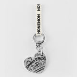 FLAME LOVE KEYRING(BLACK)_S