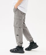 MINI POCKET CARGO JOGGER PANTS (BLACK) (6585151389814)