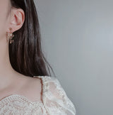 Gold Heart Key Piercing