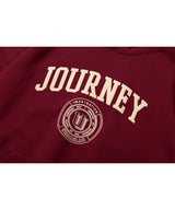 ゴールデン刺繡フーディー/Golden Emblem Hoodie (Deep Red)