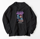 深夜喫煙クラブ 長袖Tシャツ