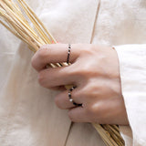 [CCNMADE] 菊 Silver Ring (Orange) (6691079782518)