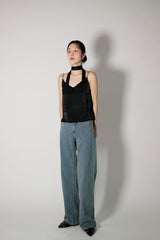 シルクスカーフスリーブレスセット / Silk Scarf sleeveless Set (2color)