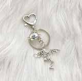 ハイティーンドラゴンハートペンダントキーリング / High Teen Dragon Heart Pendant Keyring