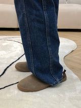 From denim pants