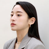 シルバーシンスネークチェーンネックレス(スペアチェーン)/silver thin snake chain necklace (silver / spare chain)