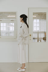 リネンベストシャツ / linen vest shirts natural