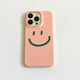 スマイルピンク (マットフォーンケース)