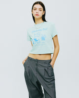 ディスイズマイぺットクロップTシャツ/THIS IS MY PET CROP TSHIRT-MINT