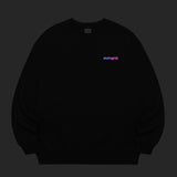 レインボーリフレクティブロゴ/RAINBOW REFLECTIVE LOGO CREWNECK