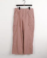 Tyra Pink Two Way Jogger Wide Cargo Pants