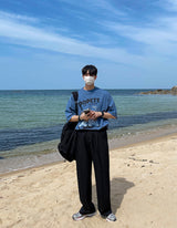 ネイビーポパイ半袖Tシャツ