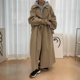 2color UNISEX オーバーサイズマキシトレンチコート / UNISEX Oversized maxi trench coat