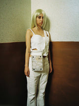 アートレスミニボディバッグ / ARTLESS MINI BODYBAG WHITE
