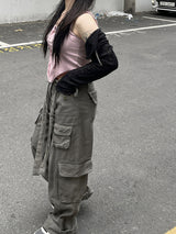 ボレロチェーンシースルーレイヤードカーディガン / Bolero Chain See-Through Layered Cardigan