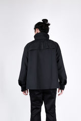 High collar A line jacket
