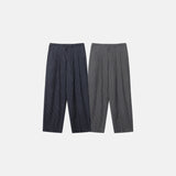 ストライプワイドピンタックスラックス (2 color)
