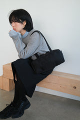 compact duffle bag (black)