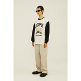 HTT クラック L/S ティー / HTT Crack L/S Tee_Light Gray