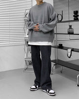 ナッピングワイドジーンズ / TN Napping Wide Black Jeans