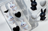 ハートシルバーラビットフォーンケース / Heart silver Rabbit Phone Case