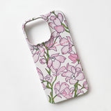 ピンクデルフィニウム スマートフォンケース/Pink Delphinium (Galaxy) Matt Hard Case