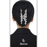 エメラルドブルーライトレトロy2kヘアピン