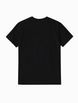 U06 レインボーブラックコンセプトベーシックTシャツ
