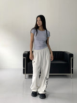 ズティベーシックユニック半袖Tシャツ/ Ziti Basic U-neck Short Sleeve T-shirt