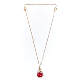 バルーンペンダントネックレス / Balloon Pendant Necklace_Red