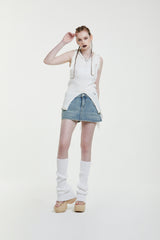 リボンノースリーブトップス / RIBBON SLEEVELESS TOP