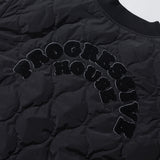 REVERSIBLE QUILTING JACKET - BLACK