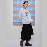 Cheerful logo sweat shirt (light gray)(Copy) (6684424110198)