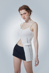 ラインニットベスト / LINE KNIT VEST