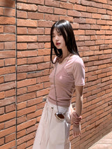 【SET】ラプティホルターナシシースルー半袖Tシャツセット / Lupty Halter Nashi See-through Short Sleeve T-shirt Set