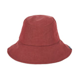 Wire brim bucket hat Burgundy